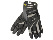 Easton Rampage Series Adult Batting Glove Color Black and Grey Size M