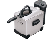 T fal FR1014 Easy Pro Enamel Deep Fryer 3 Liters of Oil up to 2.6 pounds of food Silver