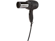 ProVersa JHD66 Turbo Hair Dryer with 3 Speed and Heat Settings 1875 Watts Black and Chrome Finish
