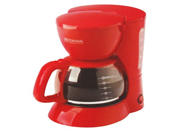 Kitchen Selectives Colors Red 5 Cup Coffee Maker