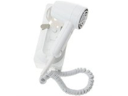 ProVersa JWM6CF Wall Caddy Hair Dryer with 2 Speed and 3 Heat Settings 1600 Watts White Finish