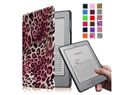 Fintie UltraSlim Case for Kindle 5 Kindle 4 The Thinnest and Lightest PU Leather Cover with Magnet Closure Only Fit Amazon Kindle With 6 E Ink Display doe