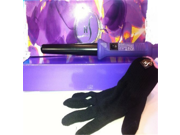 Herstyler Grande Purple Hair Professional Curling Iron Purple Handle Black Rod