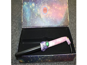 PYT 18 25mm Clip Free Curling Iron Tourmaline Barrel Curling Wand with Negative Ions Galaxy Color Design
