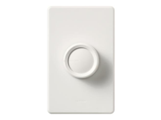 Lutron D 603pgh Wh 3 Way White Eco Dim Rotary Dimmer With Push On Off Knob