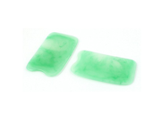 uxcell® Faux Jade Chinese Style Skin Scraping Board Gua Sha Massage Tool 2pcs