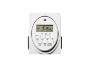 iPower GLTIMEDWEEK 7 Day Dual Outlet Digital Program Timer 120 volt Can be Configured in Numerous Timing Schedules Able to Run 8 Separate Schedules per Day 15 a