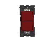 Leviton Renu Single Pole Combination Switch RE634 RE 15A 120 277VAC in Red Delicious
