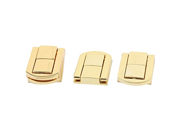uxcell® Boxes Latch Gift Case Latches Box Hardware Gold Tone 4PCS