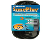 Prime Wire Cable EC932606 Snug Plug Extension Cord