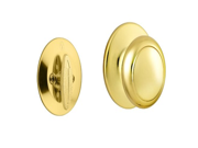 Kwikset Interior Pack for 687 Handlesets ~ Cove Knob Polished Brass