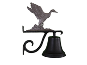 Montague Metal Products Cast Bell with Swedish Iron Duck