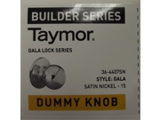 Taymor 36 4407SN Dummy Knob Door Handle Satin Nickel