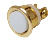 Everyday Unlighted Flush Mount Door Bell Chime Button Size 5 8 Brass