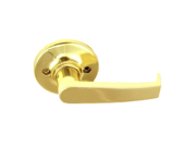 Polished Brass Lever Knob Passage Door Lock
