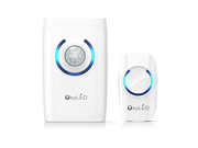 OxyLED D01 Door Bell 4 in 1 Wireless DoorBell Kit 1 Remote Button with Blue LED Indicator and 1 Reciever Operating at Over 500 feet Range with 36 Chimes Mo