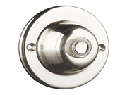 Byron Wired Bell Push Flush Mounted Chrome by Byron