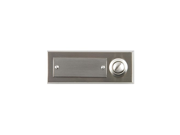 Unitec 41105 Surface Mounted Door Bell Push Button 2 Channel Stainless Steel by Unitec