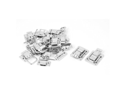 uxcell® Stainless Steel Toggle Latch Clasp Silver Tone 12 Pcs for Box Suitcase