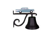 Montague Metal Products Cast Bell with Teal Classic Car