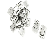 Uxcell a13071900ux0405 1.4 Inch Stainless Steel Toggle Latch Catches Silver Tone 10 Piece