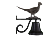 Montague Metal Products Cast Bell with Swedish Iron Pheasant