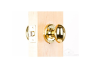 Weslock 610J Julienne Privacy Door Knob Set Polished Brass