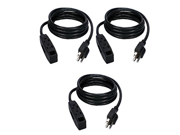 10 Foot Extension Cord 3 Pack