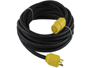 Conntek RUL630PR 025 25 Feet 10 3 30 Amp 250 volt L6 30 Anti Weather Oils Acids and Chemicals Rubber Locking Extension Cord