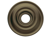 Baldwin 5148.I Single Estate Rosette for Privacy Functions Satin Brass and Black