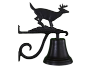 Montague Metal Products Cast Bell with Black Buck