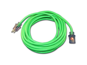 Century Wire D19914050 50 Ft Heavy Duty Pro Style STW Lighted Extension Cords 600V Green