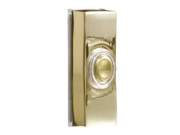 Byron Wired Bell Push Lighted Surface Mounted Silver Brass by Byron