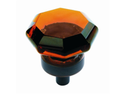 Amerock BP55266AORB Traditional Classics Amber Glass Knob with Base Oil Rubbed Bronze 1 Inch