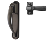 Ideal Security Inc. SKDXORB Oil Rubbed Bronze Storm Door DX Pull Handle Set with Back Plate