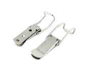 2 Set Stainless Steel Hardware Boxes Spring Loaded Toggle Latch Hasp