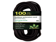 GoGreen Power GG 13800BK 14 3 100 SJTW Outdoor Extension Cord Black