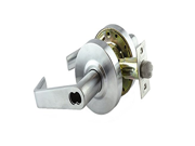 Heavy Duty Commercial Lever Handle Lock Grade 2 IC Entry Satin Chrome