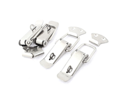 uxcell® 4 Pcs 90mm Spring Loaded Toggle Latch Catch Lock for Suitcase Chests