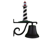 Montague Metal Products Cast Bell with Color Cape Cod Lighthouse
