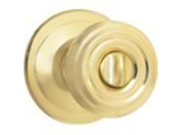 Kwikset 300CN 3 CP Maximum Security Cameron Privacy Knob Polished Brass