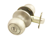 Cosmas 20 Series Satin Nickel Entry Door Knob [DK20 SN] We Key Lock Orders Alike for Free