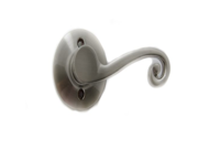 York Pro.Spec 80PS 7 L Accent Left Hand Dummy Lever Satin Nickel Scroll