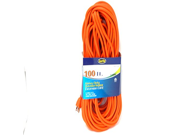 Luxrite Lr61200 Heavy Duty Indoor outdoor 14 3 3 wire Grounded 100 feet Extension Cord for General Larger Purposes Color Orange ETL Approved