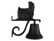 Montague Metal Products Cast Bell with Black Yorkshire Terrier