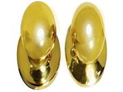 Reliant by Weslock Hudson Collection Passage Knob Polished Brass 00100G3G3GR20 Hall Closet