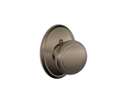 Schlage F170 AND 620 WKF Wakefield Collection Andover Decorative Trim Knob Antique Pewter