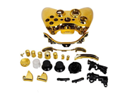 Generic Full Controller Shell Case Housing Compatible for Microsoft Xbox 360 Wireless Controller Color Gold