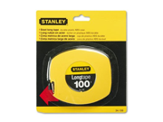 Long Tape Measure 1 8 Graduations 100ft Yellow Sold as 1 Each