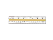Acrylic Data Highlight Reading Ruler With Tinted Guide 15 Clear Sold as 1 Each